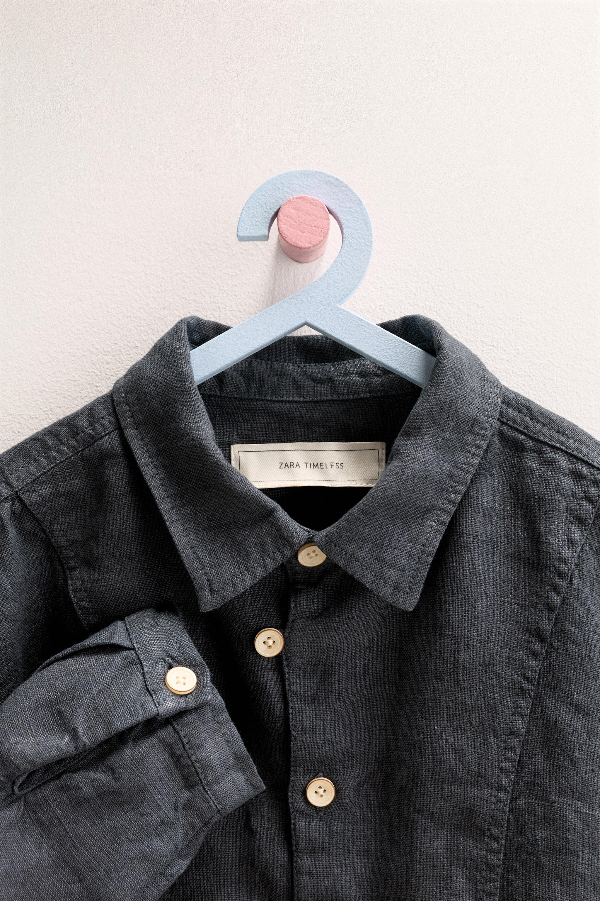 ZARA TIMELESS - 100% LINEN OVERSHIRT